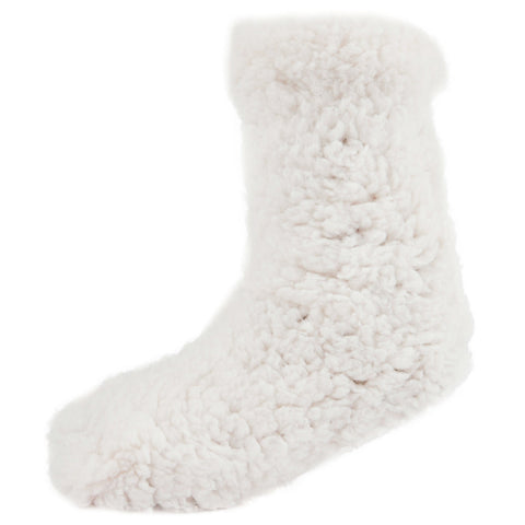 AAS Unisex Fuzzy Wool Fleece-lined Slipper Socks