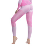 Women's High Waist Yoga Pants Seamless Ombre Workout Gym Running Leggings Naked Feeling