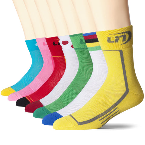 LIN 7 Pack Sports Cycling Running Training Socks