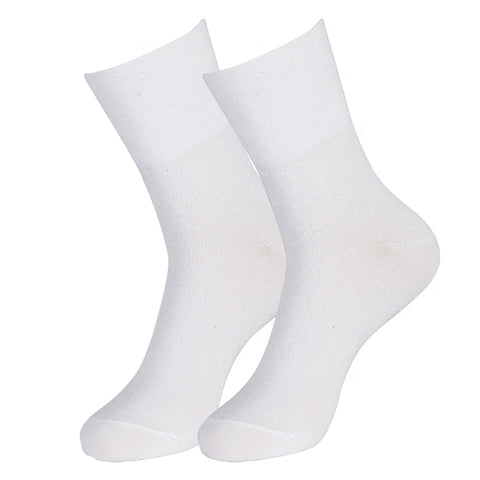 MD Cotton Non-Binding Ankle Socks for All Seasons Loose Fit Antibacterial (2 Pairs)