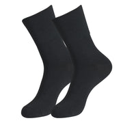 MD Cotton Non-Binding Ankle Socks for All Seasons Loose Fit Antibacterial (2 Pairs)