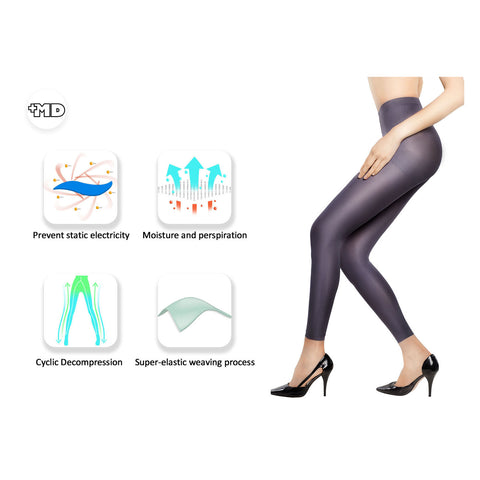 MD 8-15mmHg Footless Comfy Compression Pantyhose