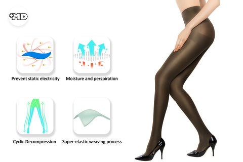 MD 8-15mmHg Comfy Compression Pantyhose Support Stocking