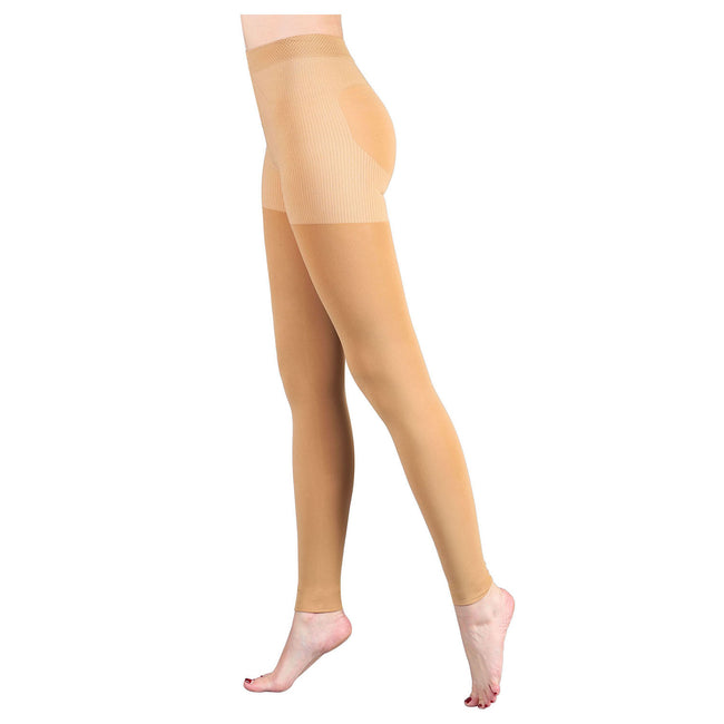 MD 15-20mmHg Warm Footless Compression Pantyhose For Winter