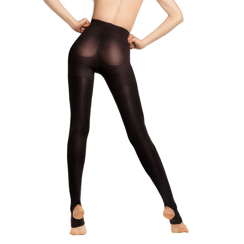 MD15-20mmHg Open Toe Compression Warm Pantyhose