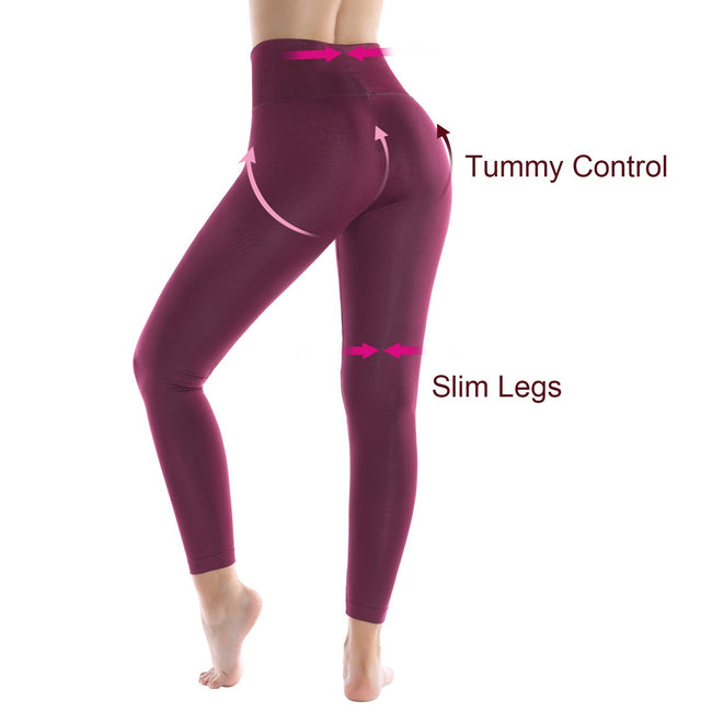 JBIVWW Women Yoga Pants High Waist Trainer Sports Leggings Push Up Gym  Tights Fitness Shapewear Slim Tummy Control Panties : : Clothing