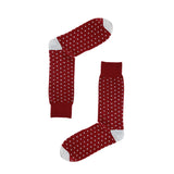 AAS Cotton Fashion Dot Crew Dress Socks