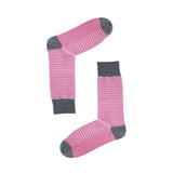 AAS Cotton Block Stripe Crew Dress Socks