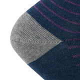 AAS Cotton Block Stripe Crew Dress Socks