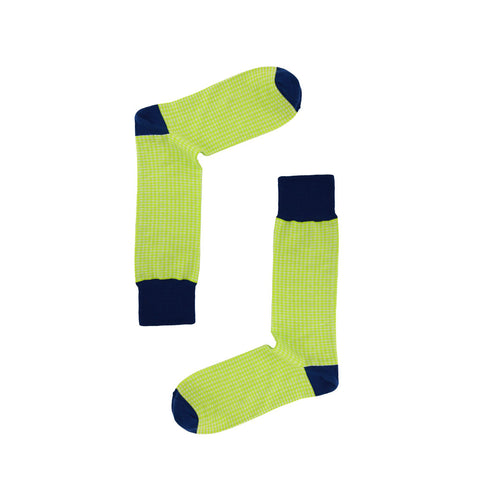 AAS Cotton Dress Socks Block Stripe Crew Socks