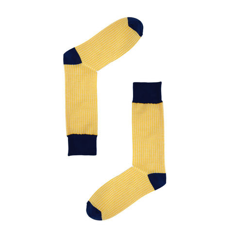 AAS Cotton Dress Socks Block Stripe Crew Socks