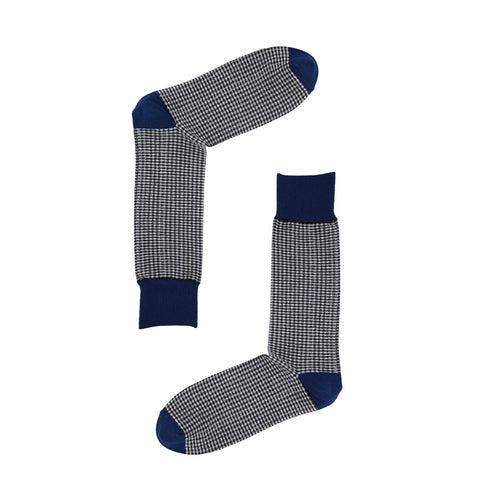 AAS Cotton Dress Socks Block Stripe Crew Socks