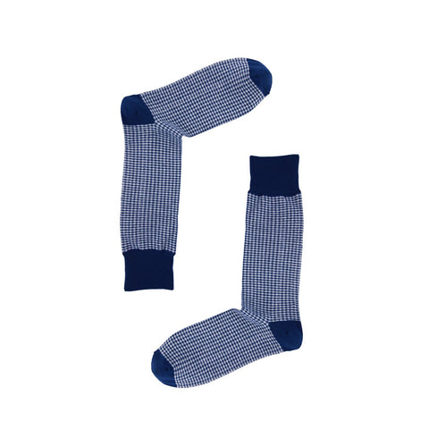 AAS Cotton Dress Socks Block Stripe Crew Socks