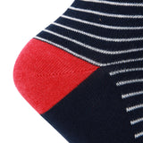 AAS Cotton Welt Colorful Thin Stripe Dress Socks