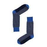 AAS Cotton Welt Colorful Thin Stripe Dress Socks