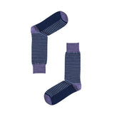 AAS Cotton Welt Colorful Thin Stripe Dress Socks