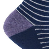 AAS Cotton Welt Colorful Thin Stripe Dress Socks