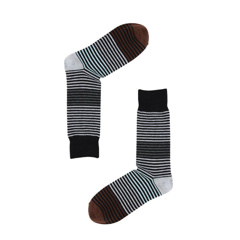 AAS Cotton Crew Dress Socks Colourful Stripe