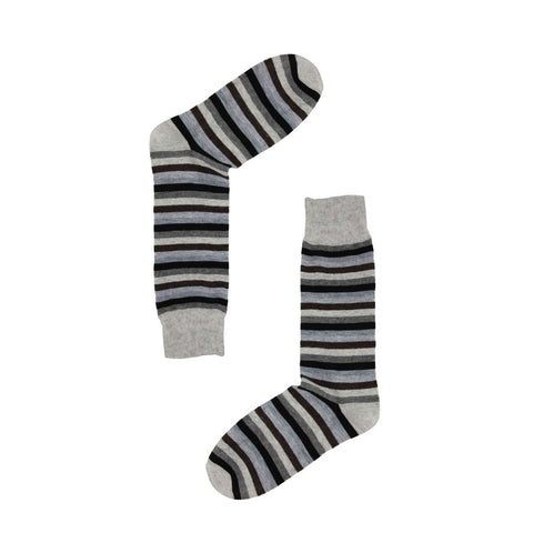 AAS Cotton Dress Crew Socks Welt Funky Stripe