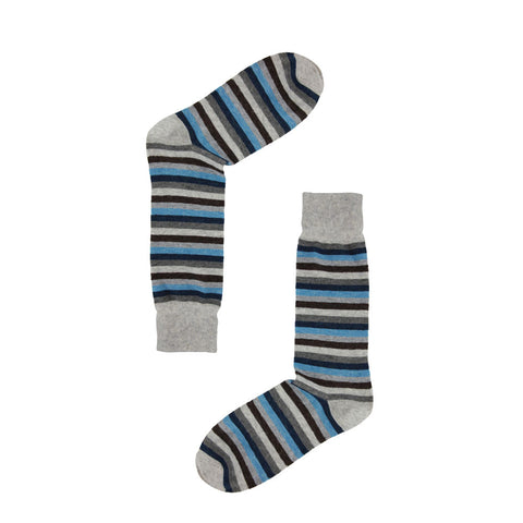 AAS Cotton Dress Crew Socks Welt Funky Stripe