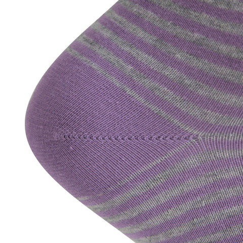 AAS Cotton Dress Comfort Stripe Crew Socks