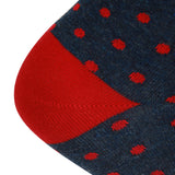 AAS Cotton Dress Socks Dots Crew Socks