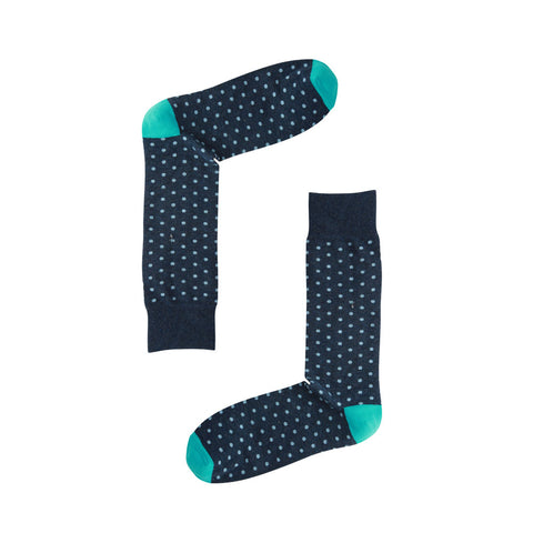 AAS Cotton Dress Socks Dots Crew Socks