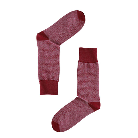 AAS Cotton Dress Welt Dot Stripe Crew Socks