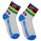 LIN Tour de France CoolMax Cycling Socks Blue Shirt