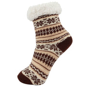 AAS Unisex Fuzzy Wool Fleece-lined Slipper Socks