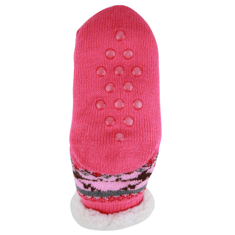 AAS Fleece-lined AntiSlip Warm Slipper Socks