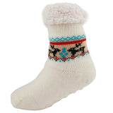 AAS Fleece-lined AntiSlip Warm Slipper Socks