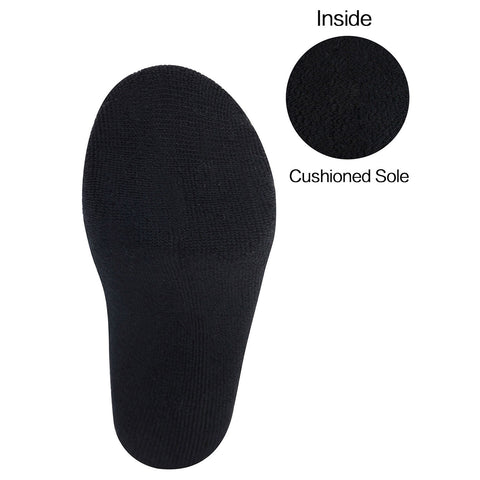 MD Ankle Bamboo Non-Binding Moisture Wicking Cushion Quarter Socks (2 Pairs)