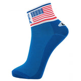 LIN Unisex Sports Bike Cycling Socks USA Flag