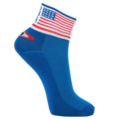 LIN Unisex Sports Bike Cycling Socks USA Flag