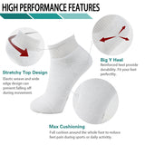 MD Ultra Comfort Bamboo Ankle Socks Cushioned (2 Pairs)