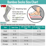 MD Soft Wicking Bamboo Full Cushion Crew Socks (2 Pairs)