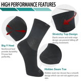 MD Soft Wicking Bamboo Full Cushion Crew Socks (2 Pairs)