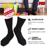 MD Soft Wicking Bamboo Full Cushion Crew Socks (2 Pairs)