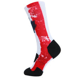 360 Print Flag Socks Cushion Basketball Athletic Outdoor Socks