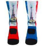 360 Print Flag Socks Cushion Basketball Athletic Outdoor Socks