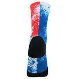 360 Print Flag Socks Cushion Basketball Athletic Outdoor Socks