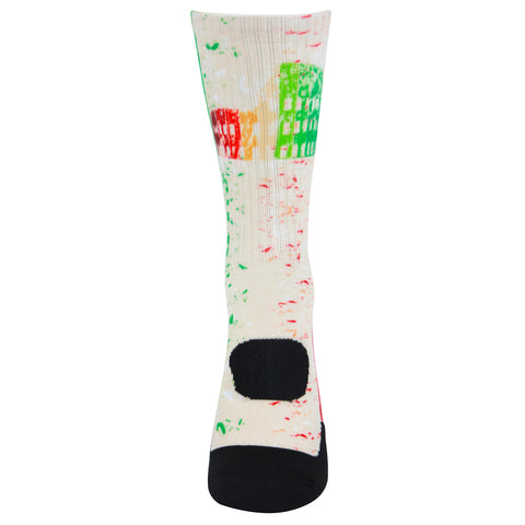 360 Print Flag Socks Cushion Basketball Athletic Outdoor Socks