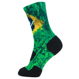 360 Print Cushion Basketball Athletic Sports Flag Socks