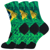 360 Print Cushion Basketball Athletic Sports Flag Socks