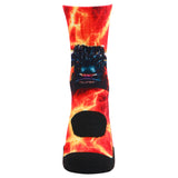 360 Print Cushion Basketball Athletic Outdoor Socks