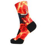 360 Print Cushion Basketball Athletic Outdoor Socks