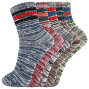 AAS Mixed Color Thick Warm Wool Socks 5Pack