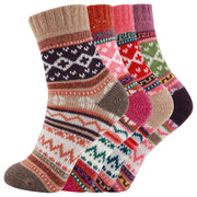 AAS Fun Colorful Wool Warm Knitting Socks Christmas