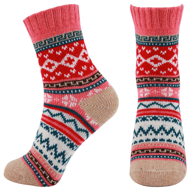 AAS Fun Colorful Wool Warm Knitting Socks Christmas